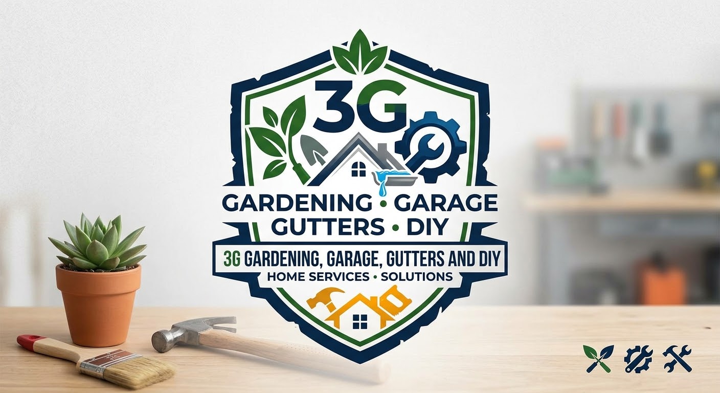 3G gardening, garage, gutters and DIY business branding
